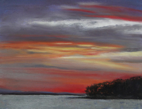 Sunset on the Broads